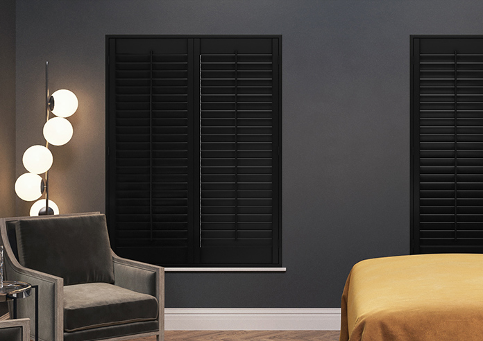 Bromley, Midnight Black - Full Height Plantation Shutter - Image 6
